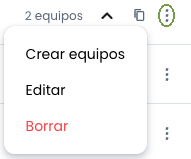 Menú de tres puntos - Nivel 1